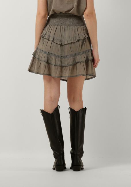 NOTRE-V Mini-jupe VOILE SKIRT en taupe - large