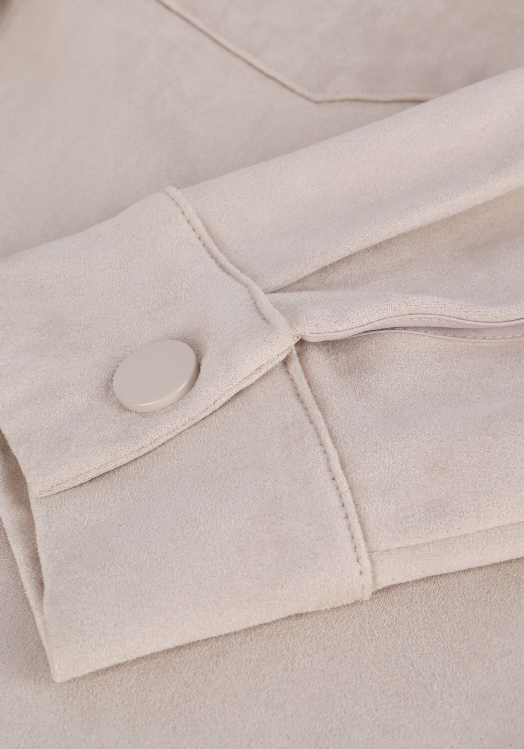 SIMPLE WOVEN SHACKET Blouses Sable - large