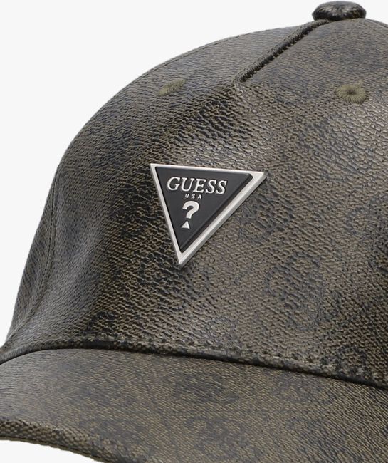 Groene GUESS Pet VEZZOLA SMART BASEBALL CAP - large