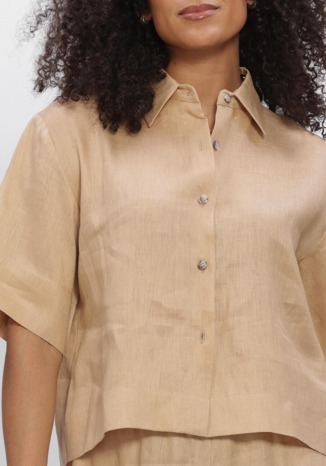 GREEK ARCHAIC KORI S26K-1005032 Blouses en beige - large