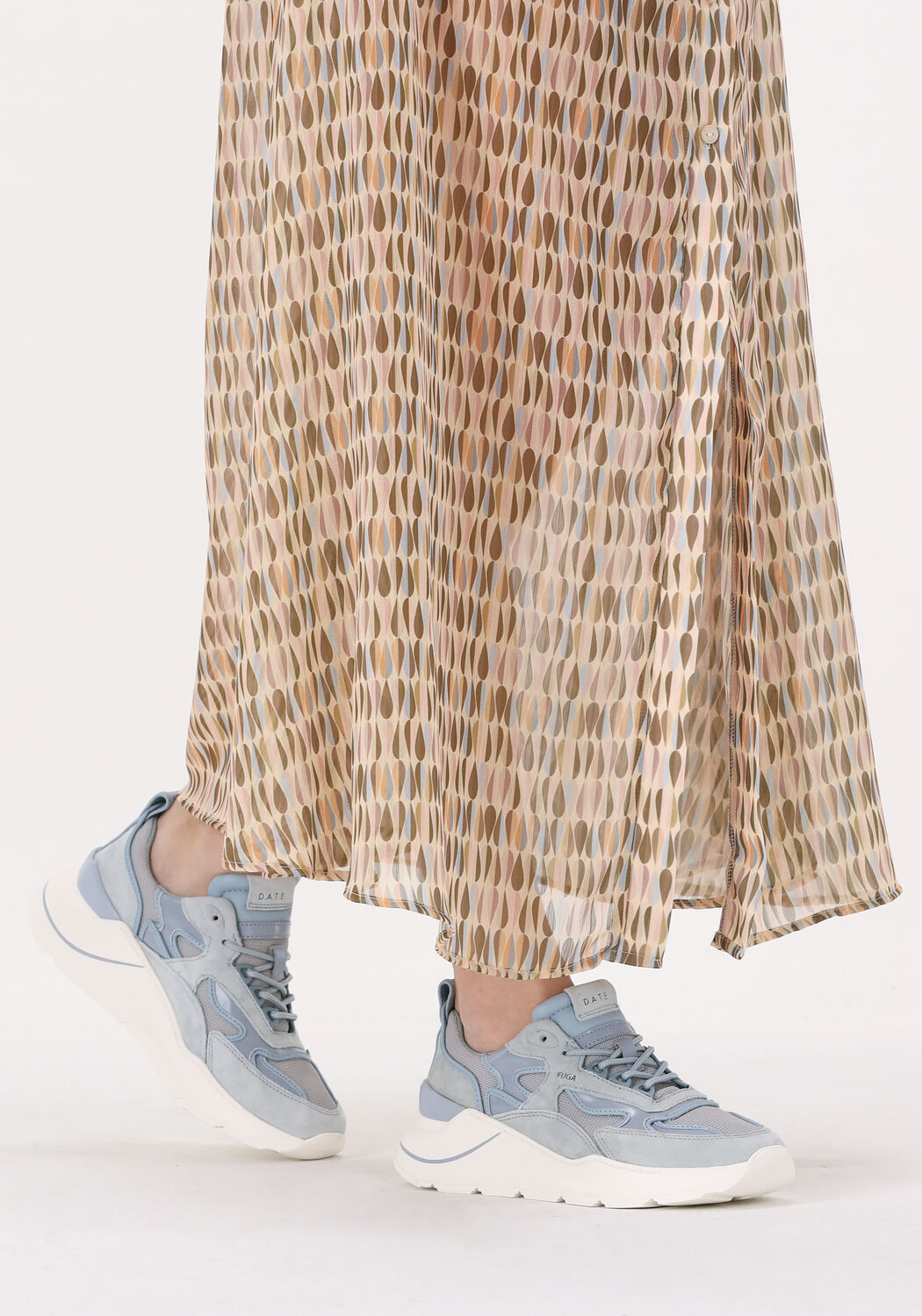 Blauwe D.A.T.E Sneakers FUGA DAMES - large