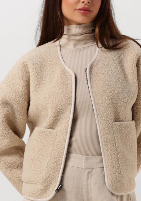 KNIT-TED Manteau Teddy TEDDIE Crème - large