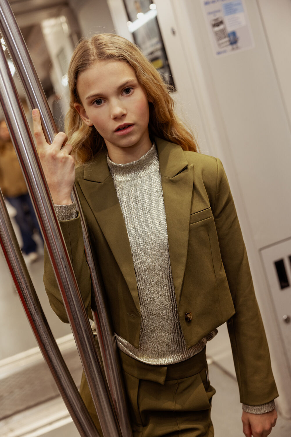 AI&KO Blazer ARIEL VIS 345 G en vert - large