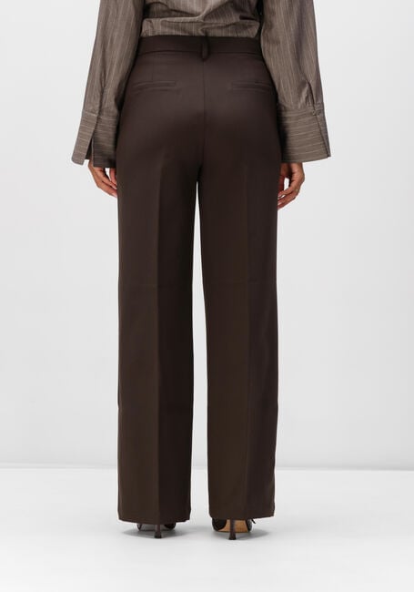 NEO NOIR Pantalon large SURY SUIT PANTS en marron - large