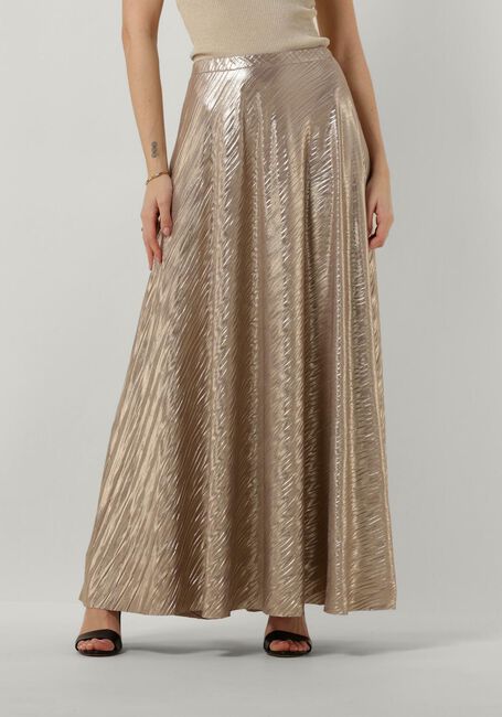 ACCESS Jupe maxi TEXTURED METALLIC EFFECT MAXI SKIRT en bronze - large