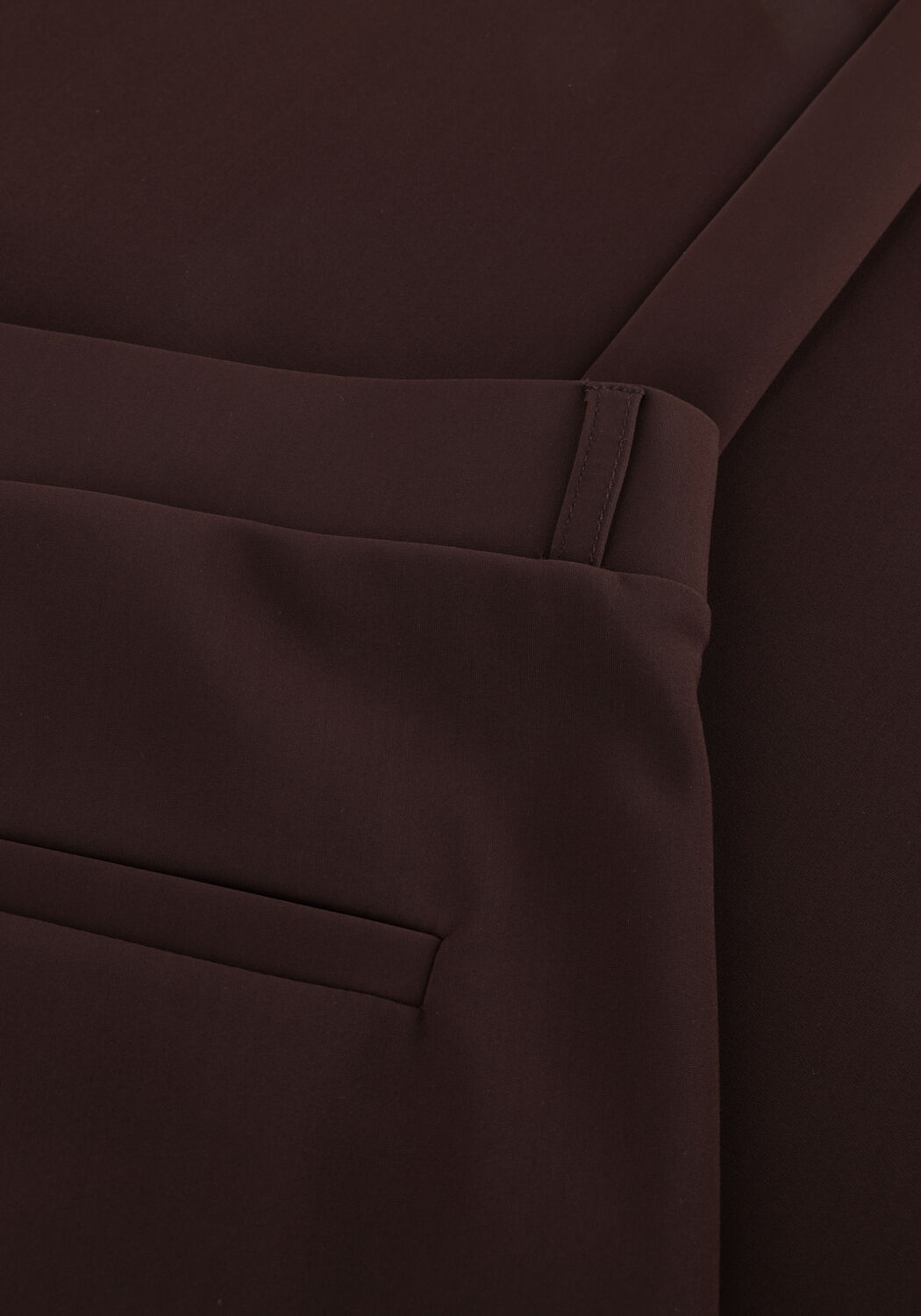 Bruine STUDIO ANNELOES Wijde broek LEXIE BONDED TROUSERS - large