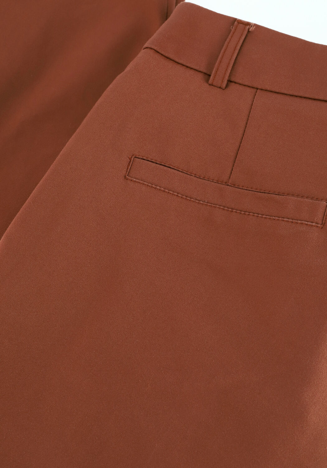 SUMMUM Pantalon TROUSERS CLASSIC STRETCH en marron - large