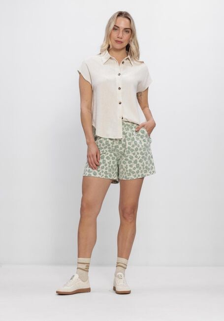 Ecru BY-BAR Korte broek JUNE GREEN CHEETAH SHORT - large