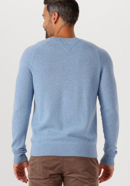 TOMMY HILFIGER Pull LAMBSWOOL CREW NECK Bleu clair - large