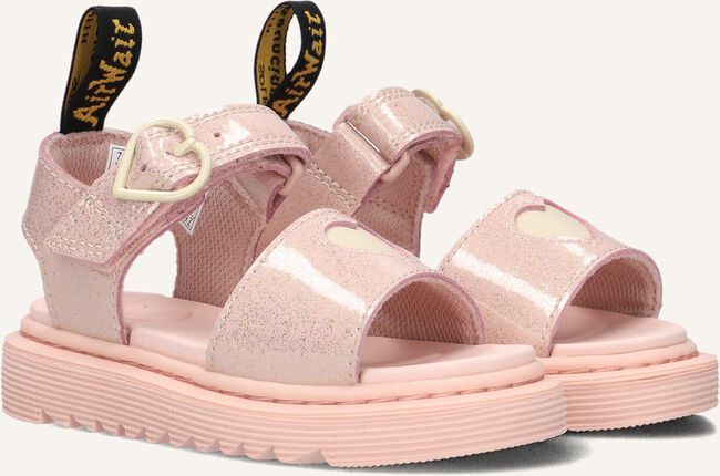 Roze DR MARTENS Sandalen MARLOWE HEARTS K Roze DR MARTENS Sandalen MARLOWE HEARTS K - large
