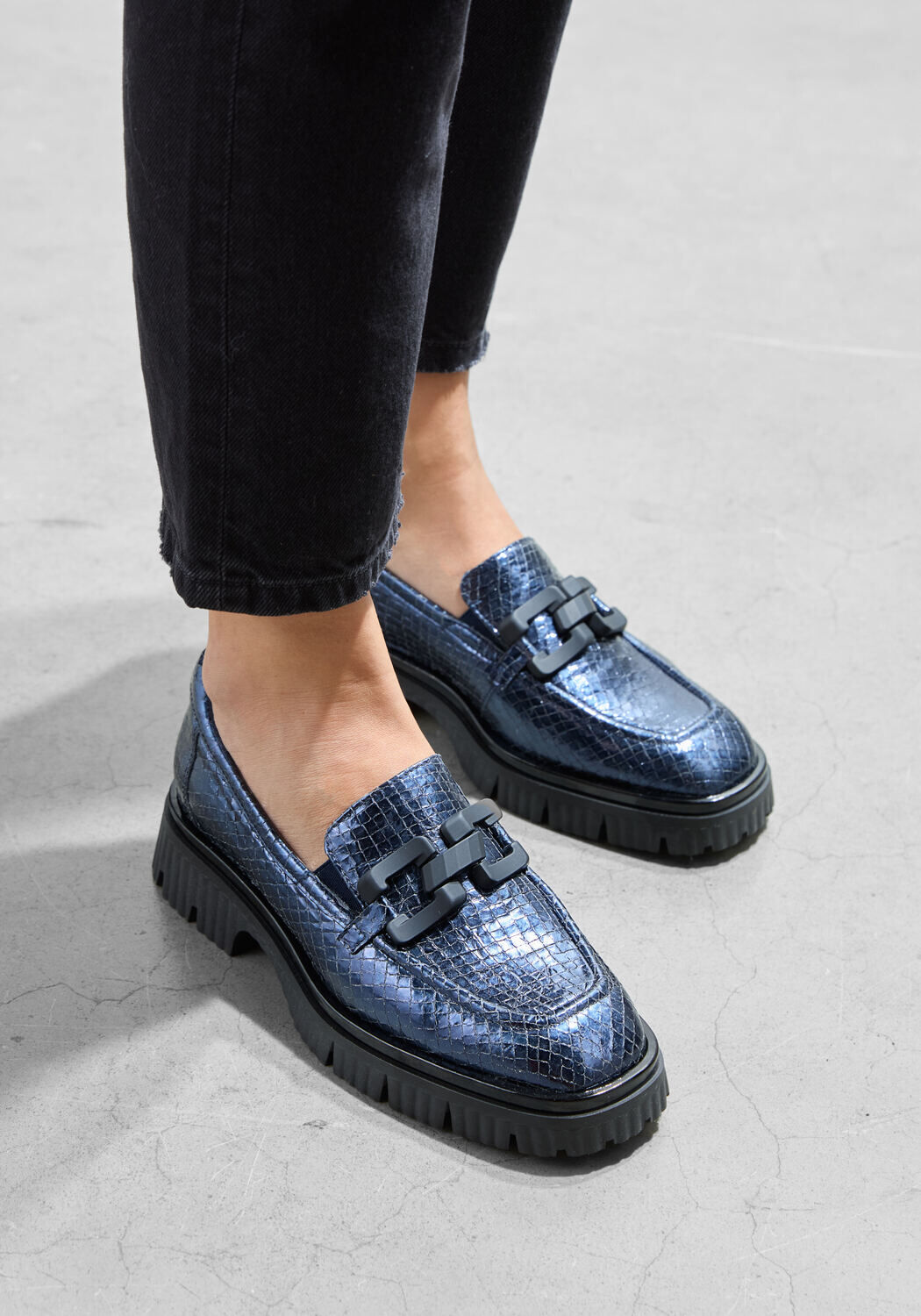 SOFTWAVES 9.02.07 Loafers en bleu - large