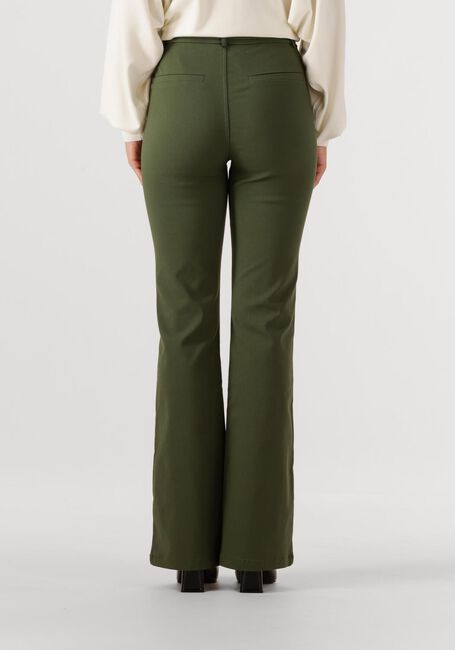 Donkergroene MINUS Flared broek CARMA FLARED PANT - large