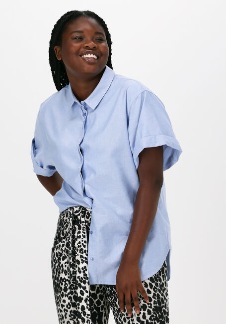 10DAYS SHORT SLEEVE SHIRT Blouses en bleu - large