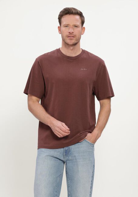 Bruine FOR&Eacute;T T-shirt HAZE T-SHIRT MOLE - large
