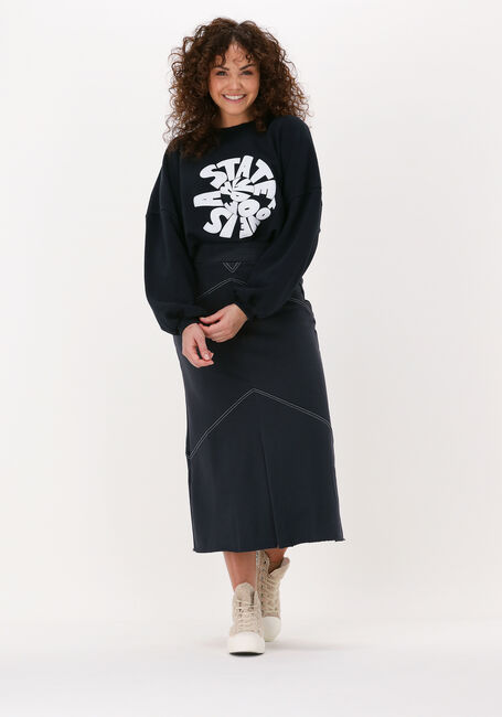 Donkerblauwe 10DAYS Sweater SWEATER LOVE - large