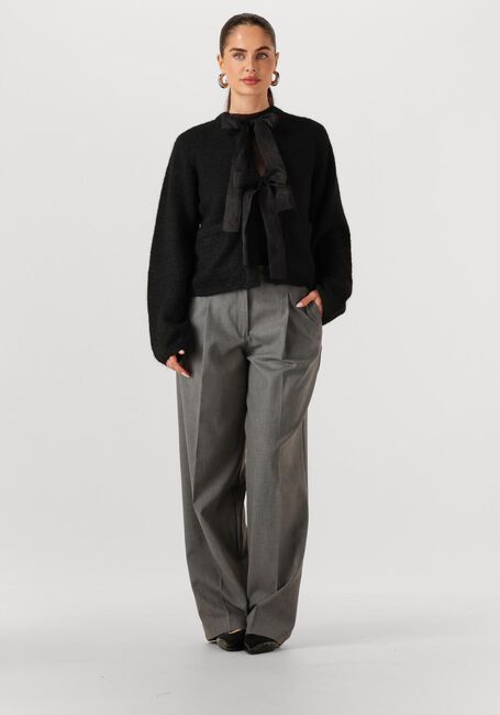 OBJECT Pull OBJSAGGIA L/S LO KNIT BOW CARDIGAN DIV en noir - large