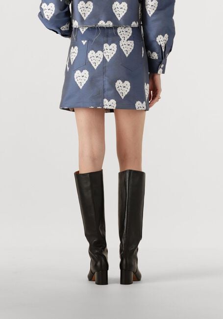 Blauwe STUDIO AMAYA Minirok STAR SKIRT - large