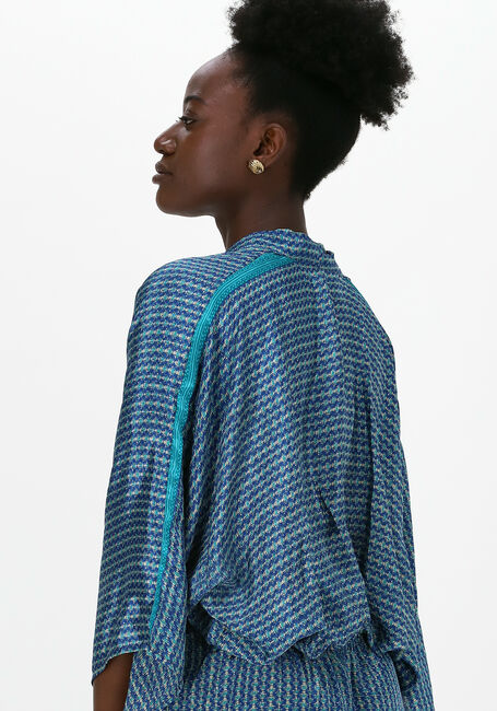 SISSEL EDELBO Robe midi JUNO DRESS en bleu - large