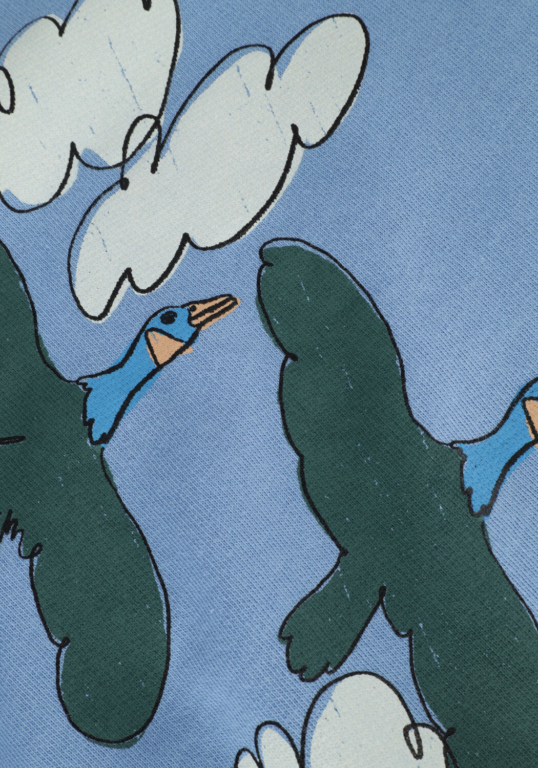 Lichtblauwe WANDER & WONDER Sweater SWEATSHIRT - large