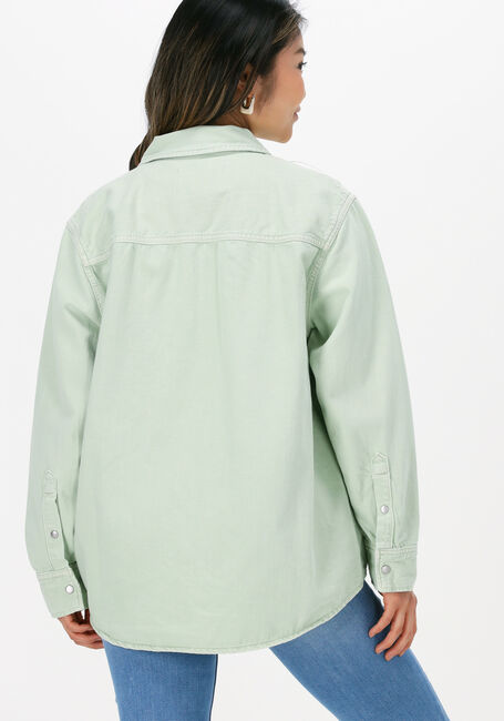CALVIN KLEIN SHIRT JACKET Blouses Bleu clair - large