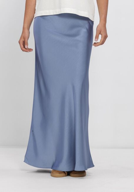 NEO NOIR Jupe maxi VICKY HEAVY SATEEN SKIRT en bleu - large