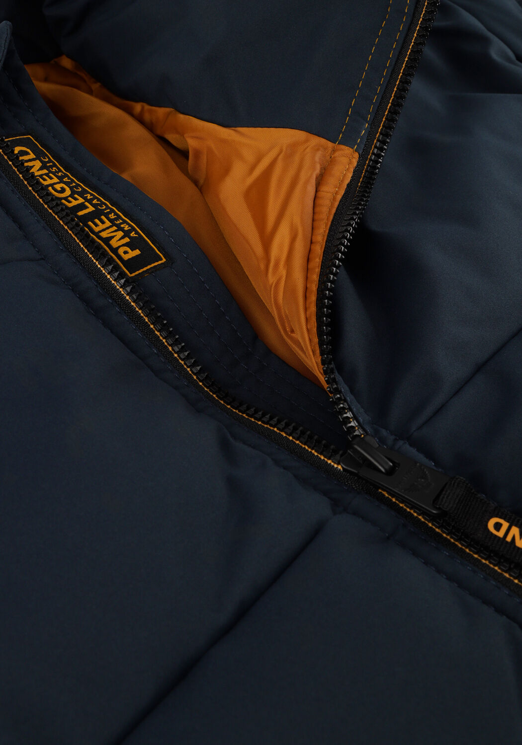 Donkerblauwe PME LEGEND Gewatteerde jas SHORT JACKET AIRGENEER PERFOR STRETCH - large