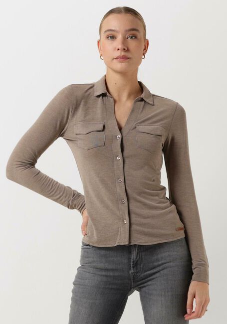 MOSCOW Blouse TWILIGHT en taupe - large