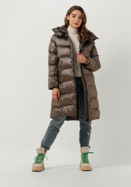 Taupe CANADIAN Gewatteerde jas RECLYLED SHINY Taupe CANADIAN Gewatteerde jas RECLYLED SHINY - large