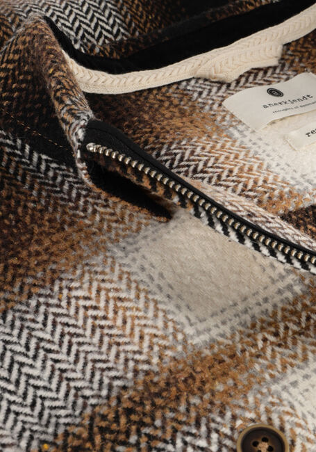 Bruine ANERKJENDT Overshirt AKOSCAR CHECK OVERSHIRT Bruine ANERKJENDT Overshirt AKOSCAR CHECK OVERSHIRT - large