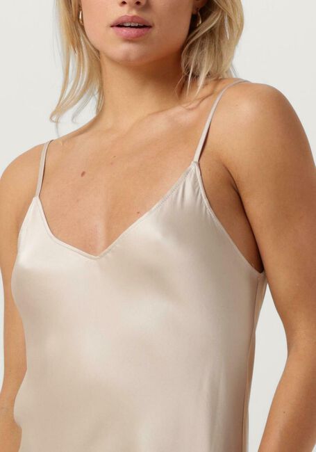RESORT FINEST Robe midi SLIP DRESS en beige - large