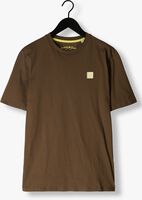 Groene SCOTCH & SODA T-shirt ESSENTIAL LOGO BADGE T-SHIRT