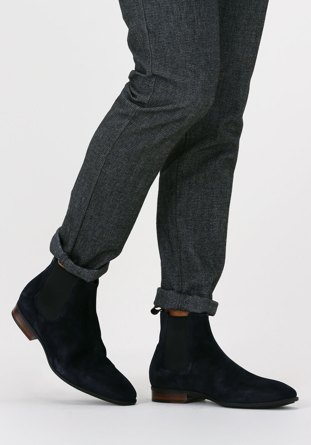 Blauwe VAN BOMMEL Chelsea boots SBM-60003 | Omoda
