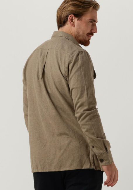 DSTREZZED Chemise décontracté SHIRT MELANGE FLANNEL en taupe - large
