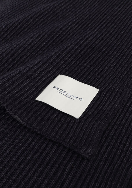 PROFUOMO SCARF WOOL NYLON Foulard Bleu foncé - large