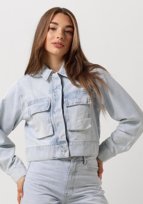 SECOND FEMALE Veste en jean FIRA JACKET Bleu clair - large