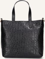 Zwarte FRED DE LA BRETONIERE Shopper 0361 SHOPPING BAG CROCO M - medium
