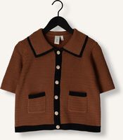 Y.A.S. Gilet YASKLOMA SS KNIT CARDIGAN en marron Y.A.S. Gilet YASKLOMA SS KNIT CARDIGAN en marron - medium