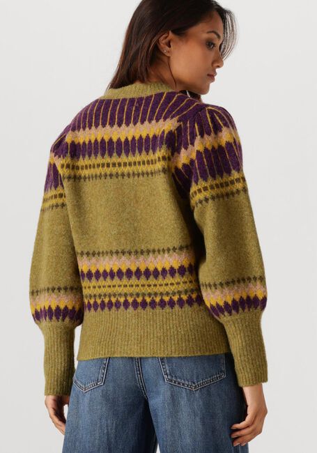 ANTIK BATIK Pull MOHI CARDIGAN en vert - large
