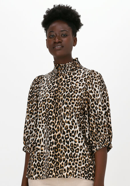 LOLLYS LAUNDRY BOBBY TOP Blouses en marron - large