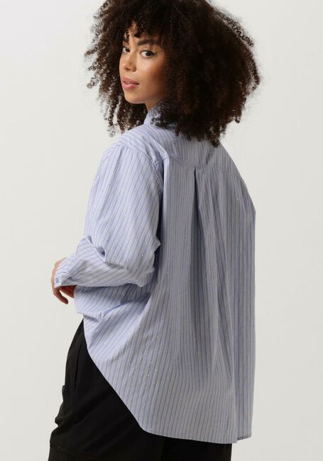 NEO NOIR DALMA STRIPE STONE SHIRT Blouses en bleu - large