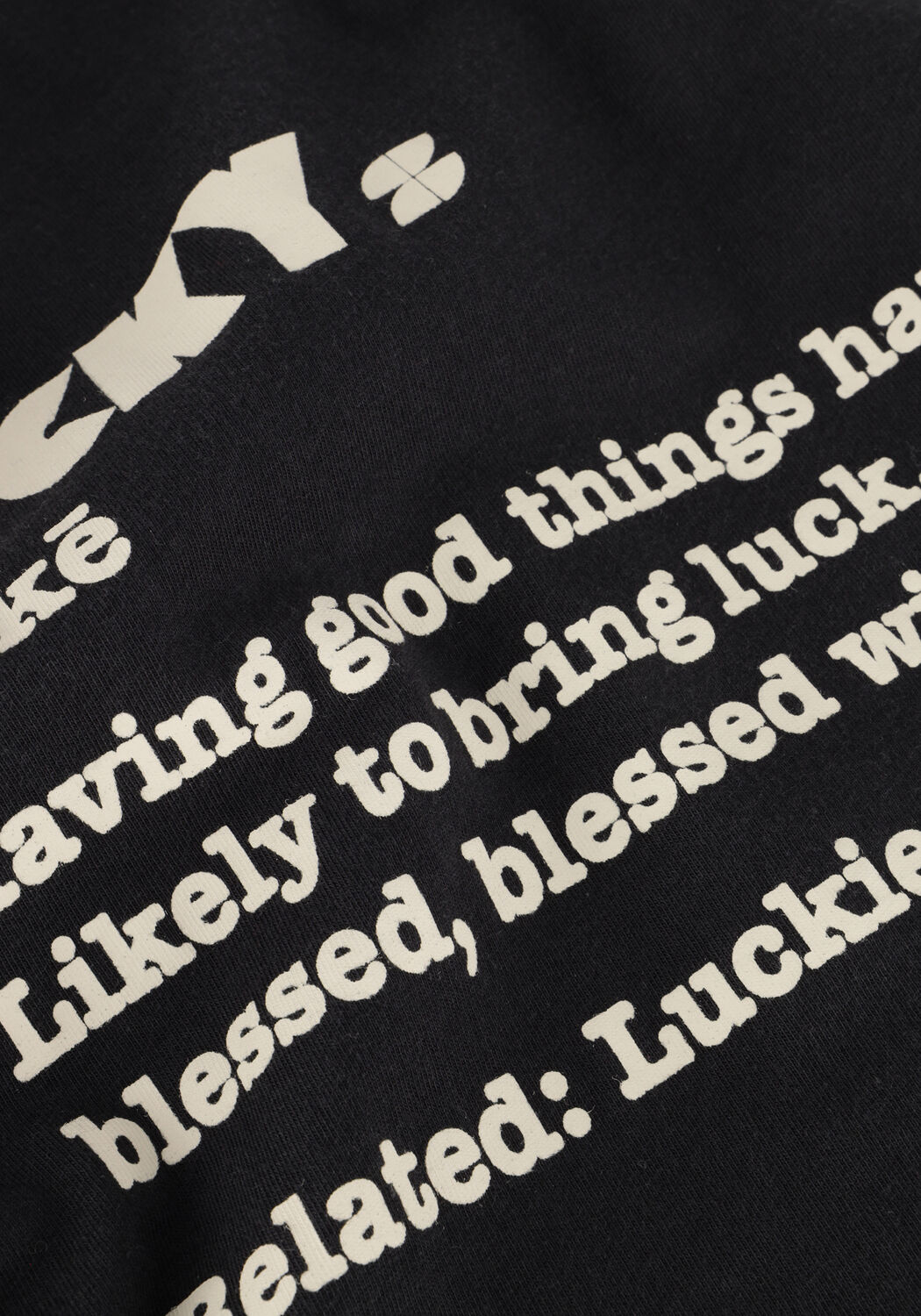 BY-BAR T-shirt THELMA DICTIONARY TOP en noir - large