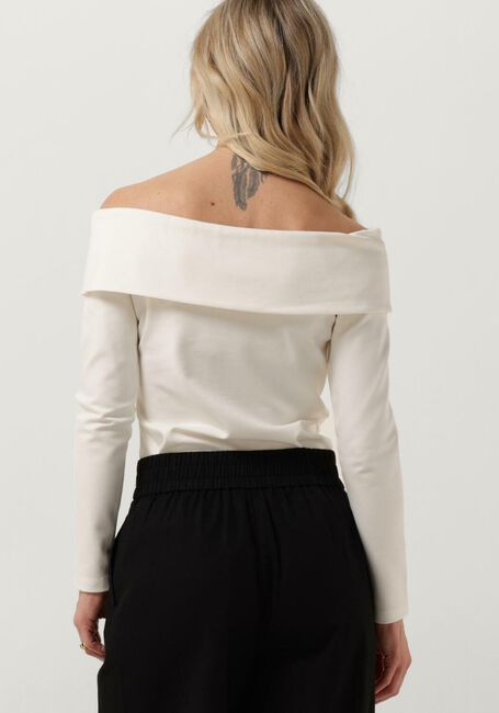 SELECTED FEMME SLFEFFIE LS OFF-SHOULDER TOP Hauts & T-shirts en blanc - large