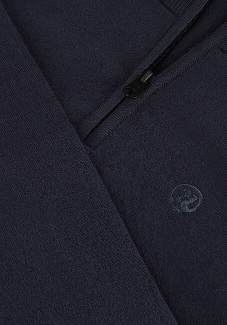 Blauwe CAST IRON Trui HALF ZIP COLLAR ESSENTIAL COTTON STRETCH Blauwe CAST IRON Trui HALF ZIP COLLAR ESSENTIAL COTTON STRETCH - large