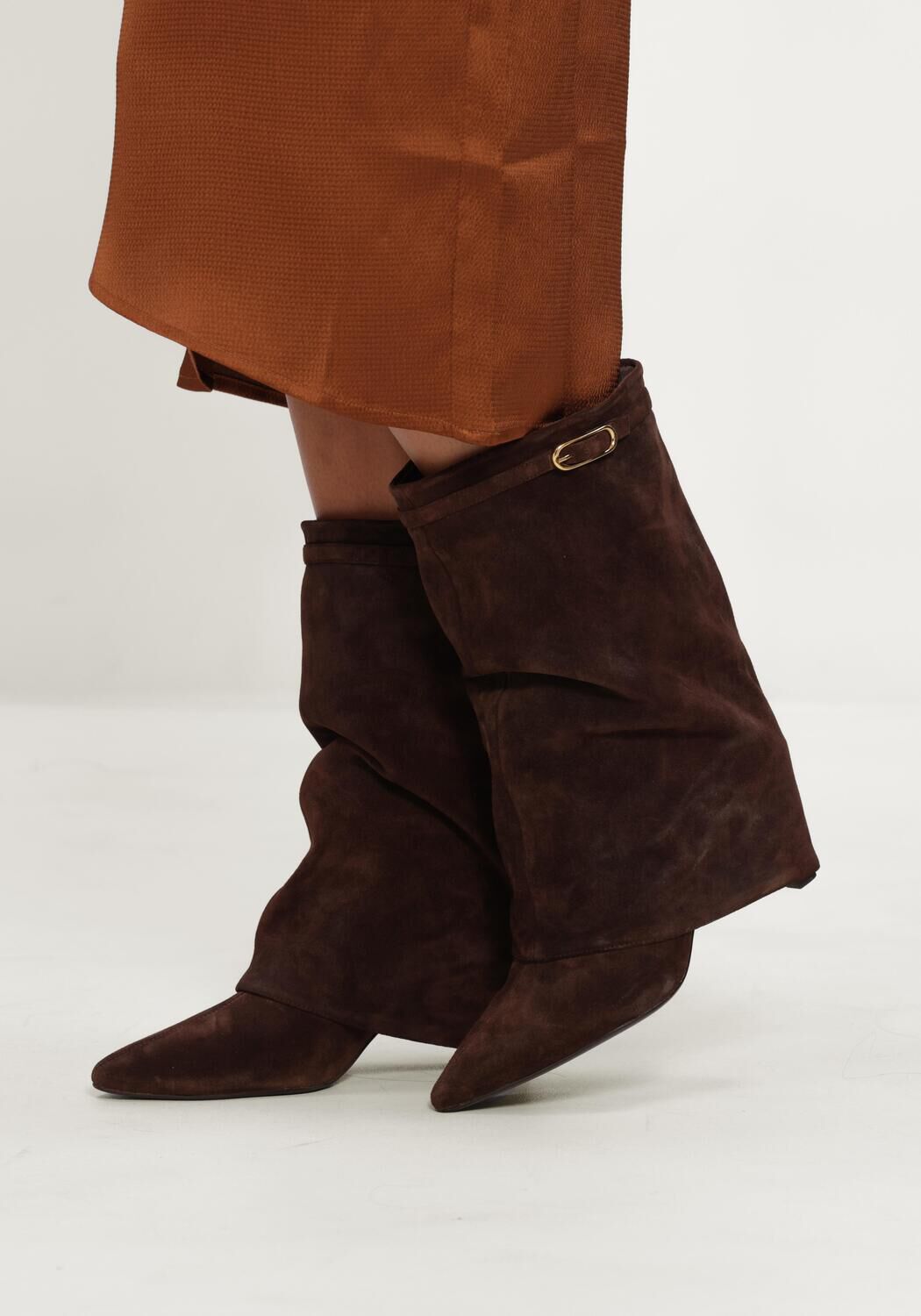 UNISA Bottes hautes LUPIN en marron - large