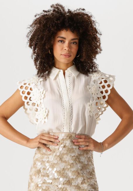 Gebroken wit COPENHAGEN MUSE Top MOLLY SHIRT - large