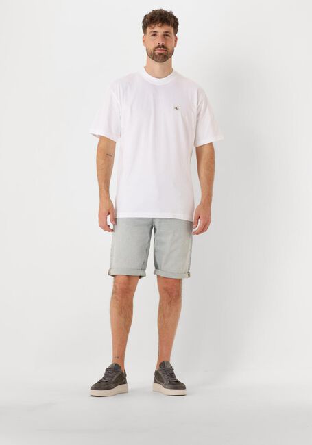 CALVIN KLEIN T-shirt WOVEN LABEL RELAXED TEE en blanc - large