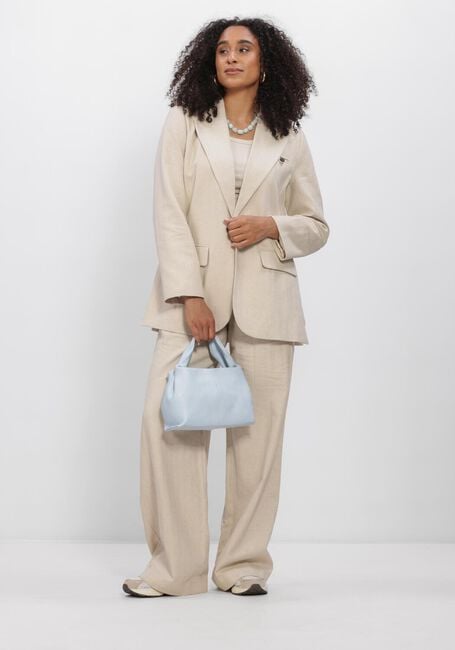 CO'COUTURE LEENACC LINEN PLEAT LL PANT Pantalons en beige - large