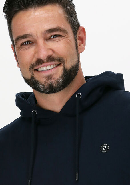 ANERKJENDT Chandail AKNIGEL ORGANIC HOODIE Bleu fonc&eacute; - large