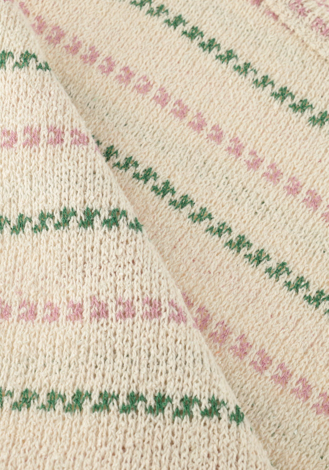 Ecru PLAY UP Trui STRIPED JERSEY SWEATER - large