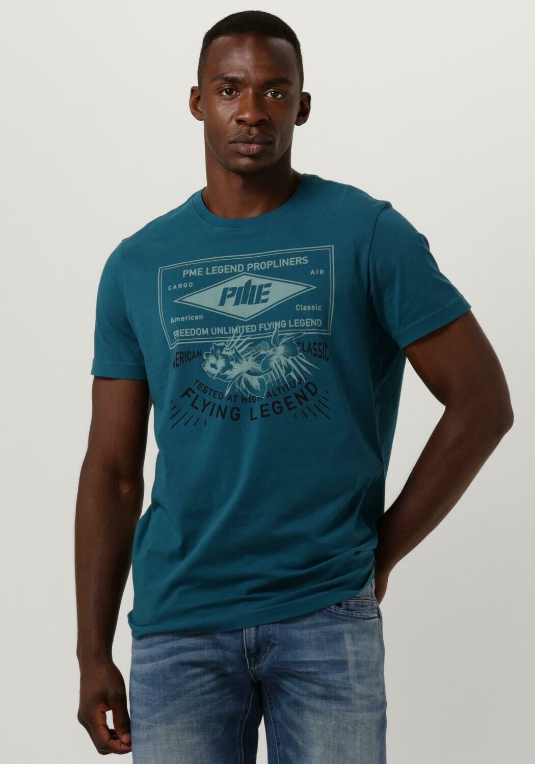 Blauwe shirts store